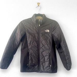 North Face Girls Size Large 14/16 Insulated Jacket Puffer Black